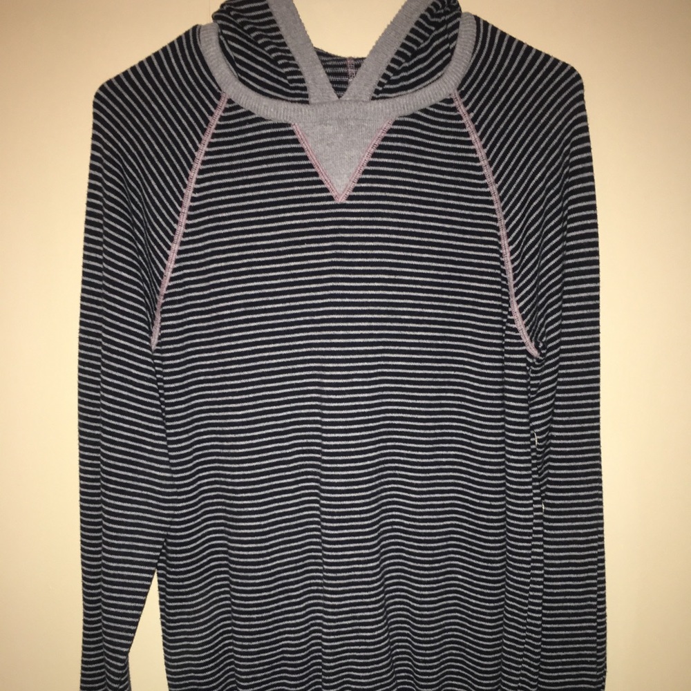 Hoodie, striped sweatshirt